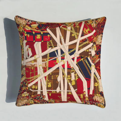 18 &quot;X 18&quot; Baskılı Minder Örtüsü Canlı Çiçek Atma Ev Dekorasyonu Yastık Kılıfları