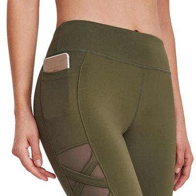 Yüksek Bel Polyester Yoga Pantolon Spor Kadın Spor Giyim Dikişsiz Egzersiz Setleri