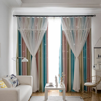 Dijital Baskılı Polyester Perde Kumaş Karartma Oturma Odası