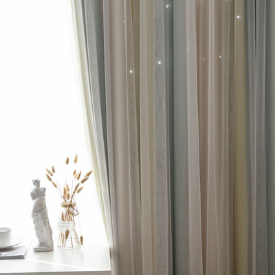 Ev Dekorasyonu Polyester Perde Kumaş Baskılı Keten Karartma Penceresi
