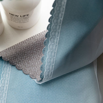 Pencere Perdeleri% 100 Polyester Perde Kumaş Karartma Zarif Pencere Perdeleri