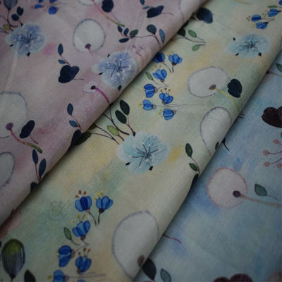 47 * 58 180gsm Baskılı Lenzing Ecovero Viskon Rayon Dimi Kumaş