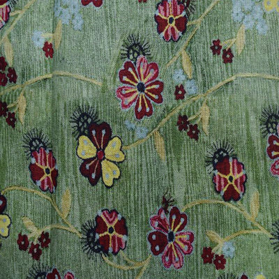 % 55 Viskon% 45 Rami Dijital Baskı Elbise Pamuklu Kumaş