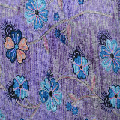 % 55 Viskon% 45 Rami Dijital Baskı Elbise Pamuklu Kumaş