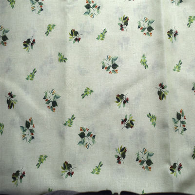% 30 Rami% 70 Pamuk Polyester Baskı Kumaş Yumuşak Dokunuşlu Nefes Dokuma Gömlek Elbise