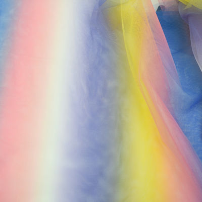 Dekorasyon Gelinlik Yumuşak Örgü Çocuk Tutu Etek Için% 100 Naylon İpek Tül Kumaş