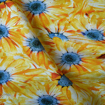 Gömlek Pantolon% 100 Tencel Dijital Baskı Çiçekli Dimi Kumaş