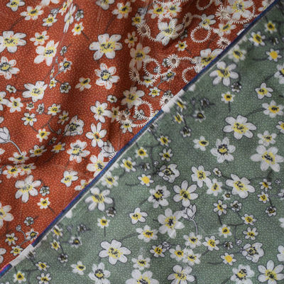Konfeksiyon Elbise Tekstil Kumaşları İçin Jakarlı İşlemeli Polyester Pamuklu Kumaşlar