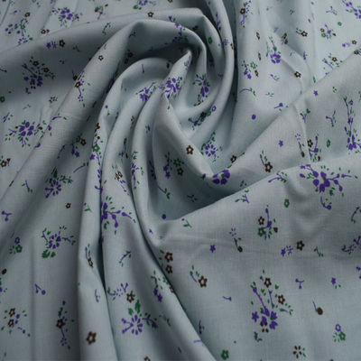 105 gsm% 100 Polyester Pamuklu Kumaşlar Baskılı Yumuşak Duygu