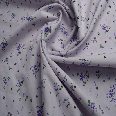 105 gsm% 100 Polyester Pamuklu Kumaşlar Baskılı Yumuşak Duygu