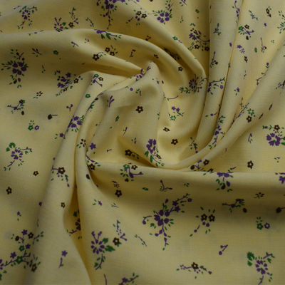 105 gsm% 100 Polyester Pamuklu Kumaşlar Baskılı Yumuşak Duygu