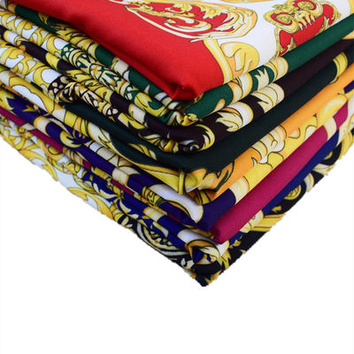 Etek giyim için 150cm Genişlik Polyester Baskı Kumaş