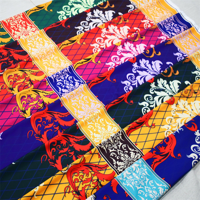 Giysi DIY Dekorasyon için ODM Siyah Polyester Kumaş