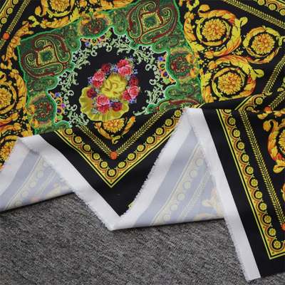 Özel Polyester Baskı Kumaş Dokuma Kırışıklığa Dayanıklı