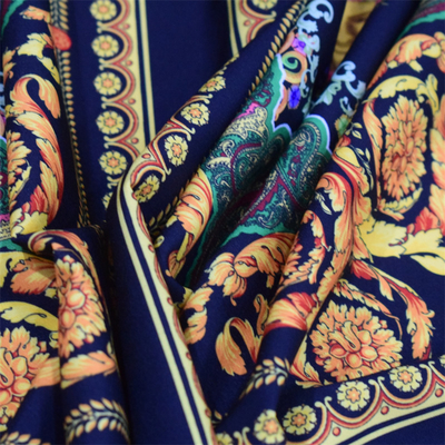 Özel Polyester Baskı Kumaş Dokuma Kırışıklığa Dayanıklı