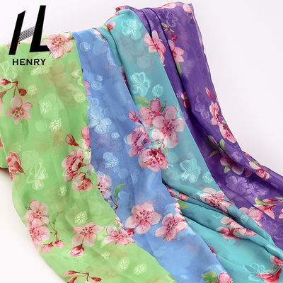 CE Yumuşak Tül Kumaş Kadın Giyim Saf Polyester Elbise Şifon Kumaş