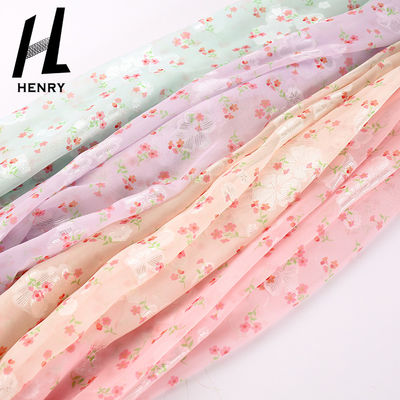 Gelinlik için Moda Örgü Yumuşak Tül Kumaş Polyester Şifon